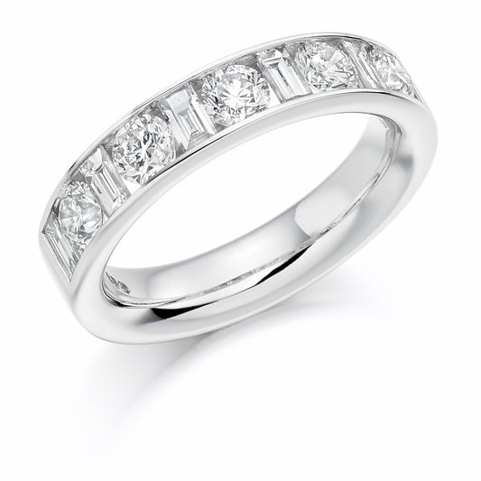 Leona - 1.50ct Diamond Wedding Ring - Channel Set Eternity