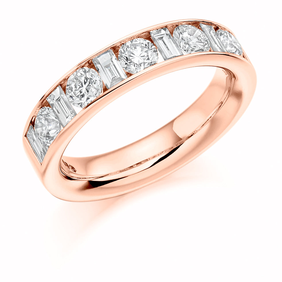 Leona - 1.50ct Diamond Wedding Ring - Channel Set Eternity