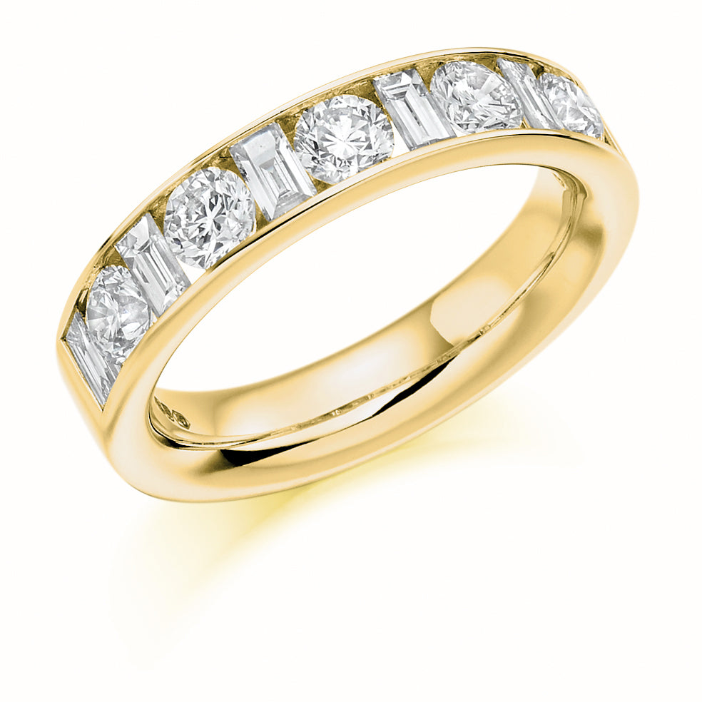 Leona - 1.50ct Diamond Wedding Ring - Channel Set Eternity