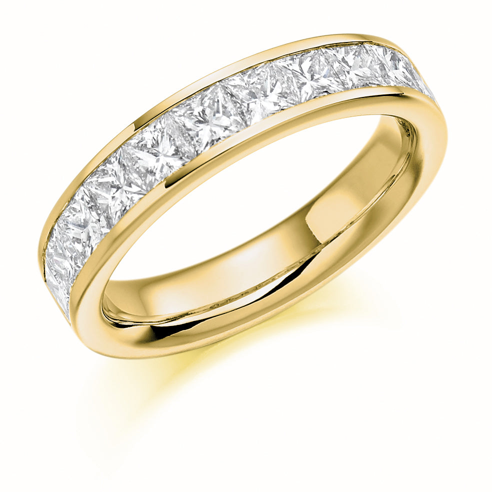 Tia - 1.50ct Diamond Wedding Ring - Channel Set Eternity