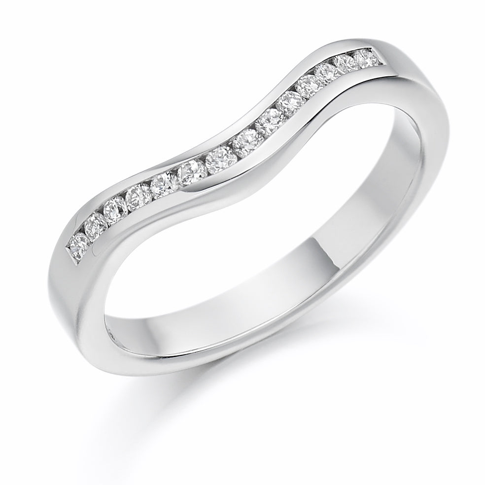 0.30ct Sapphire | 0.18ct Diamond Chanel Set Eternity Ring £875.00