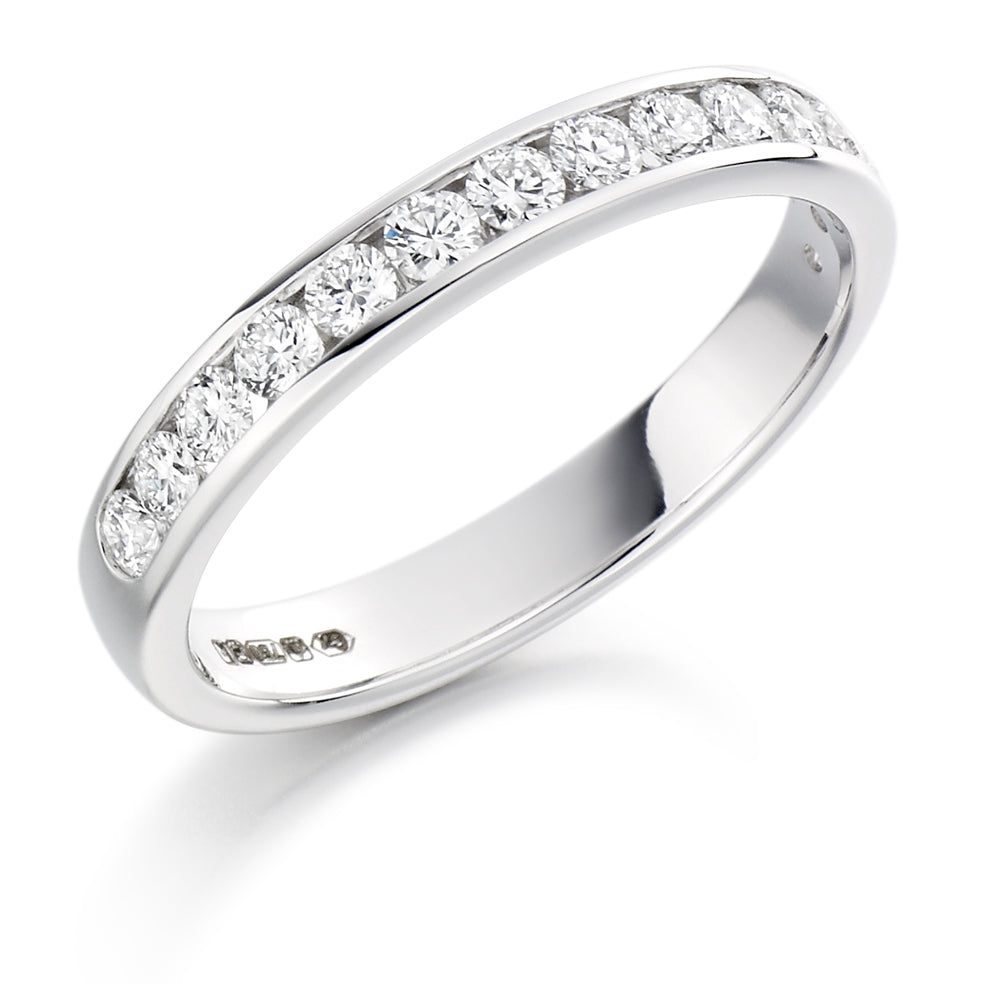 Isla - 0.50ct Diamond Wedding Ring - Channel Set Eternity