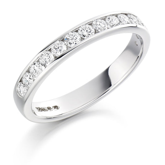 Isla - 0.50ct Diamond Wedding Ring - Channel Set Eternity