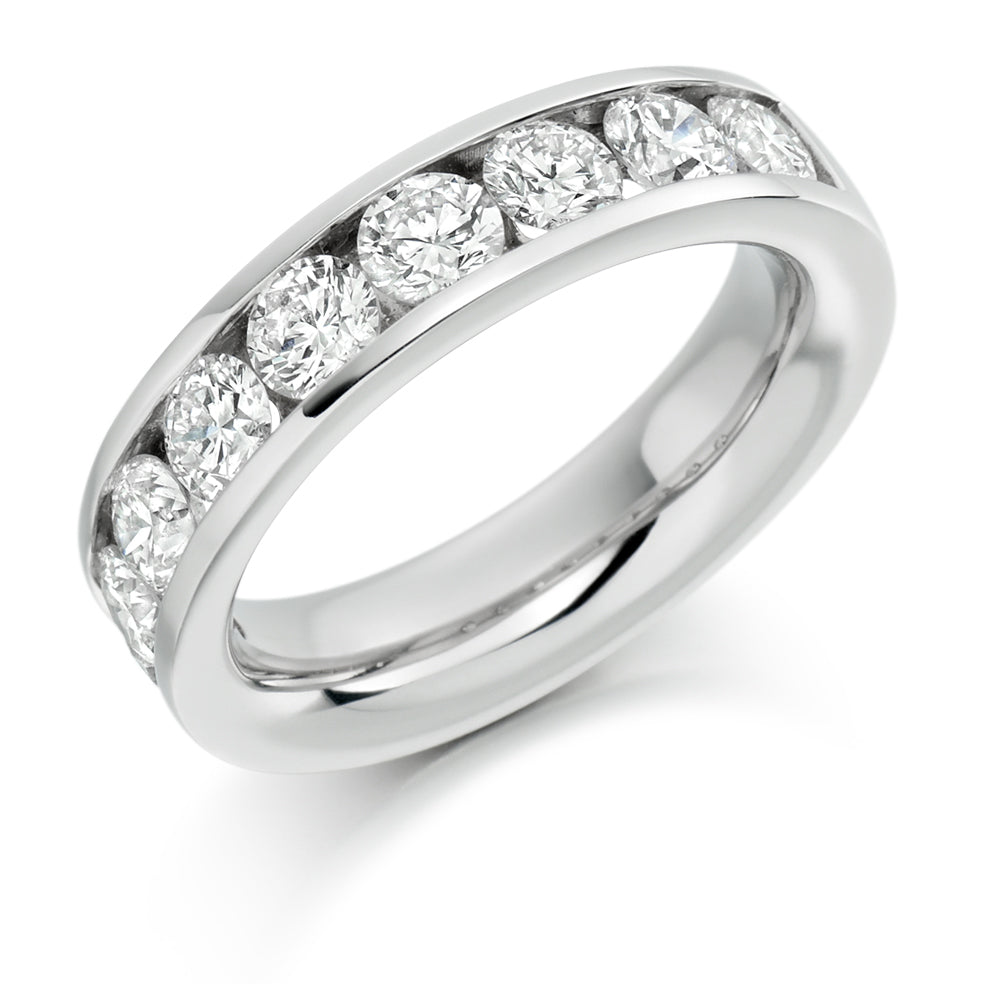 Whitney - 2.00ct Diamond Wedding Ring - Channel Set Eternity