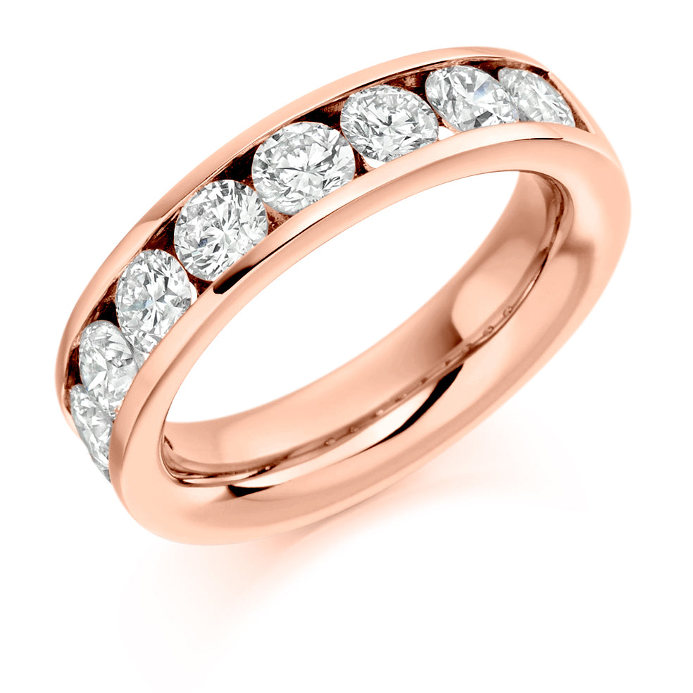 Whitney - 2.00ct Diamond Wedding Ring - Channel Set Eternity
