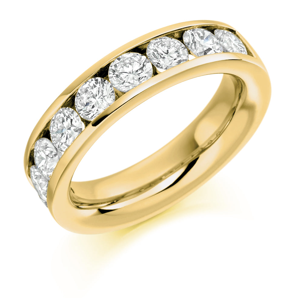 Whitney - 2.00ct Diamond Wedding Ring - Channel Set Eternity