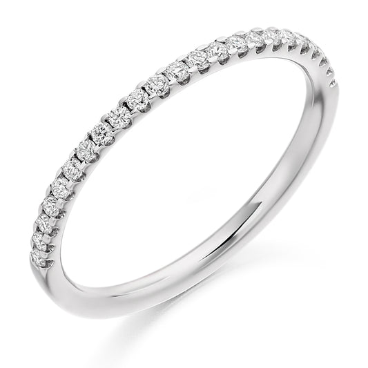 Ivy - 0.25ct Diamond Wedding Ring - Micro-Claw Set Eternity