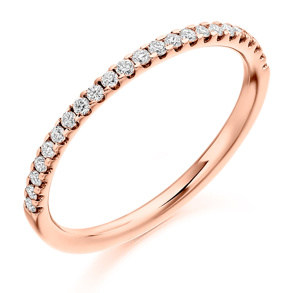 Ivy - 0.25ct Diamond Wedding Ring - Micro-Claw Set Eternity