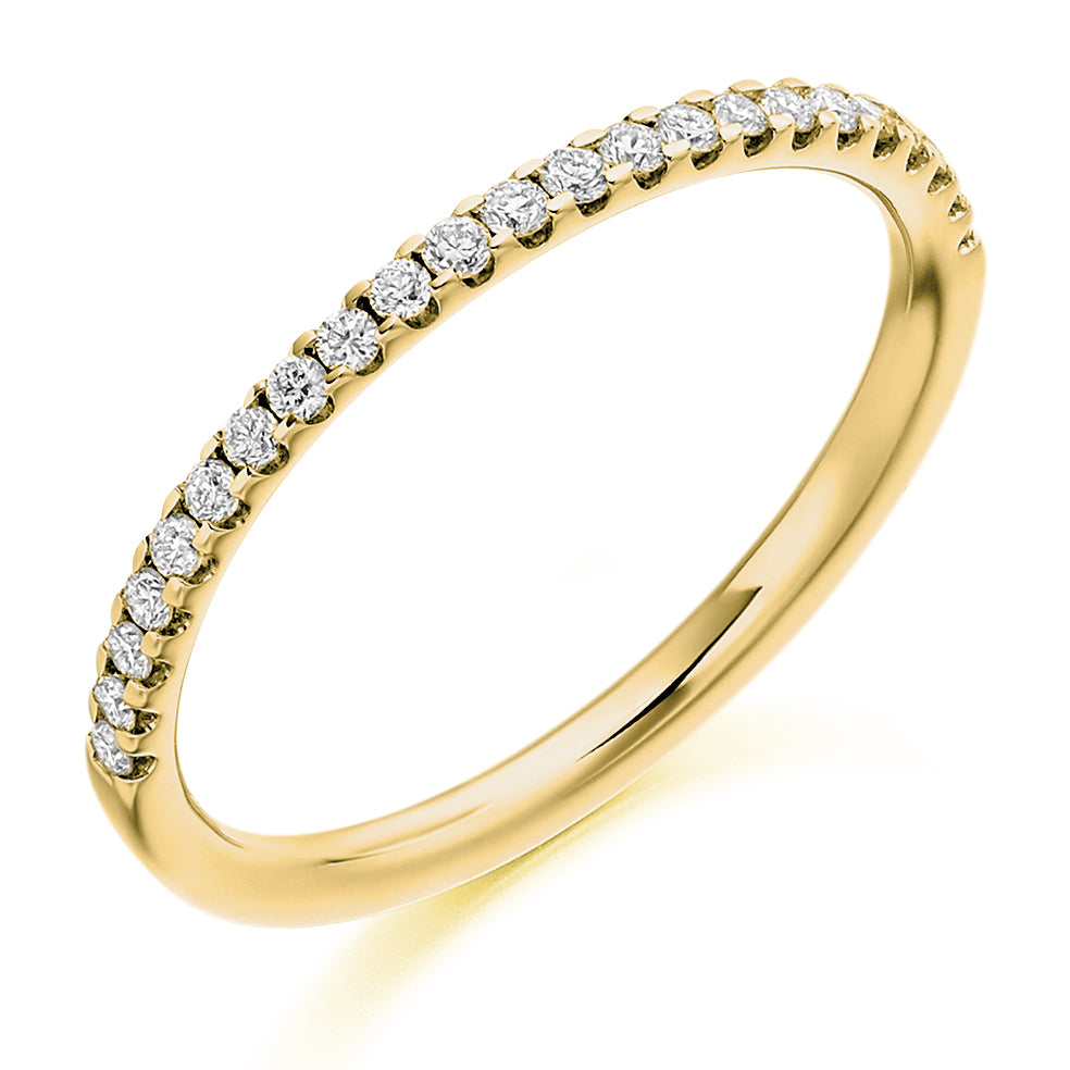 Ivy - 0.25ct Diamond Wedding Ring - Micro-Claw Set Eternity