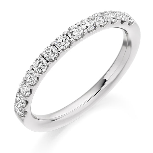 Rosie - 0.50ct Diamond Wedding Ring - Micro-Claw Set Eternity