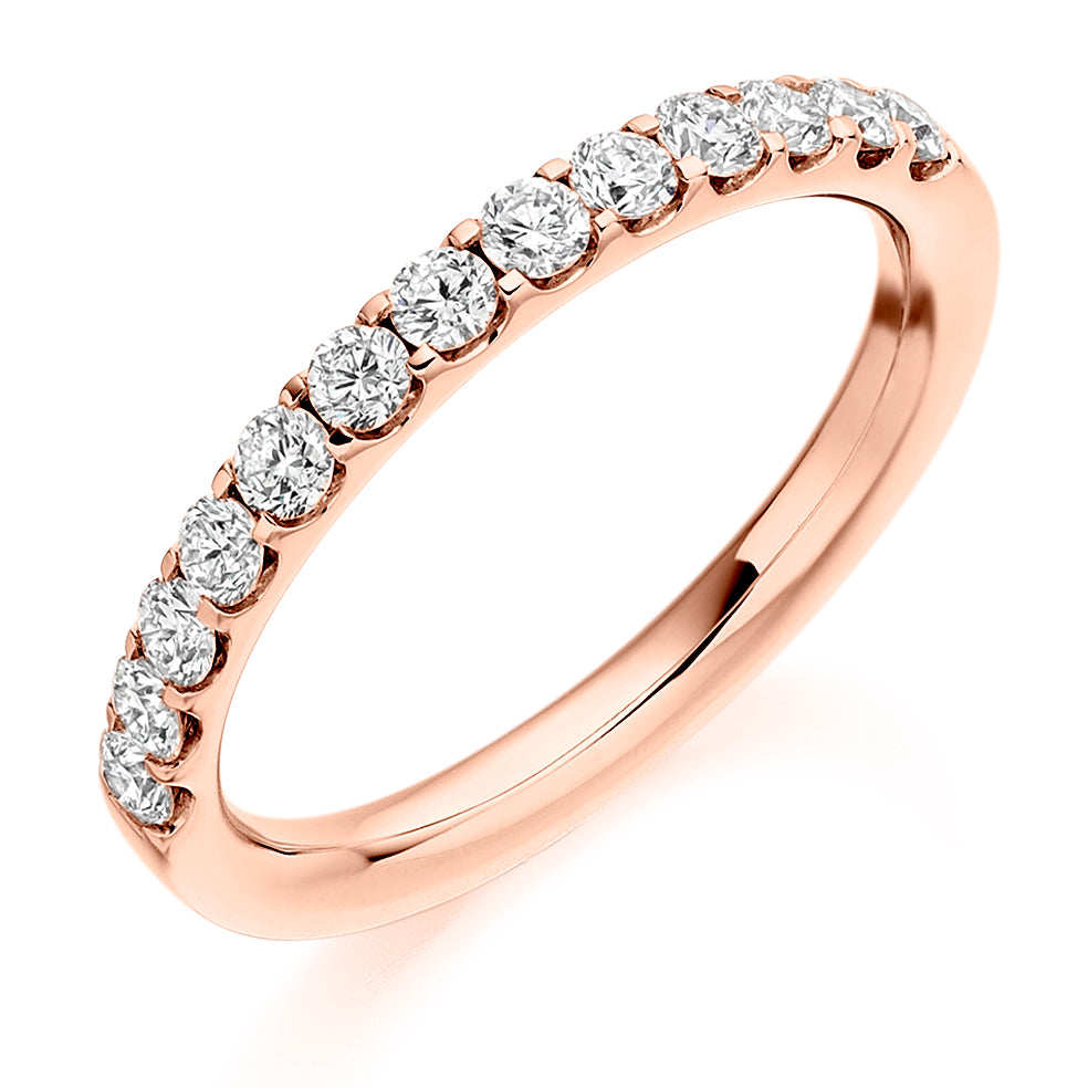 Rosie - 0.50ct Diamond Wedding Ring - Micro-Claw Set Eternity