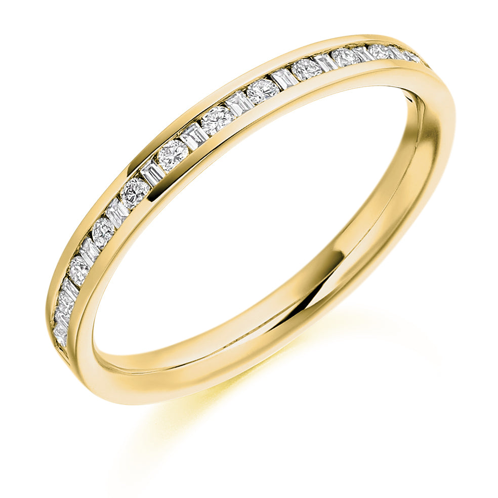 Lorella - 0.30ct Diamond Wedding Ring - Channel Set Eternity