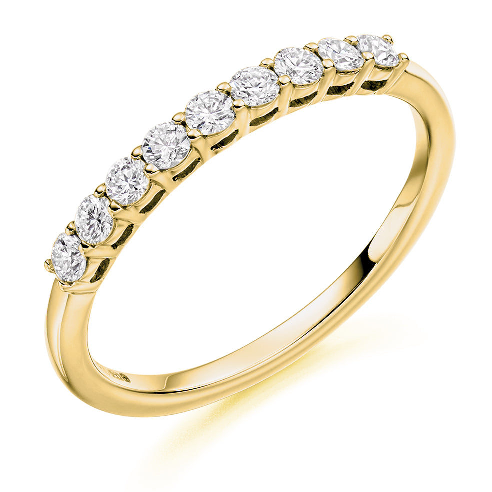 Wilton - 0.33ct Diamond Wedding Ring - Claw Set Eternity