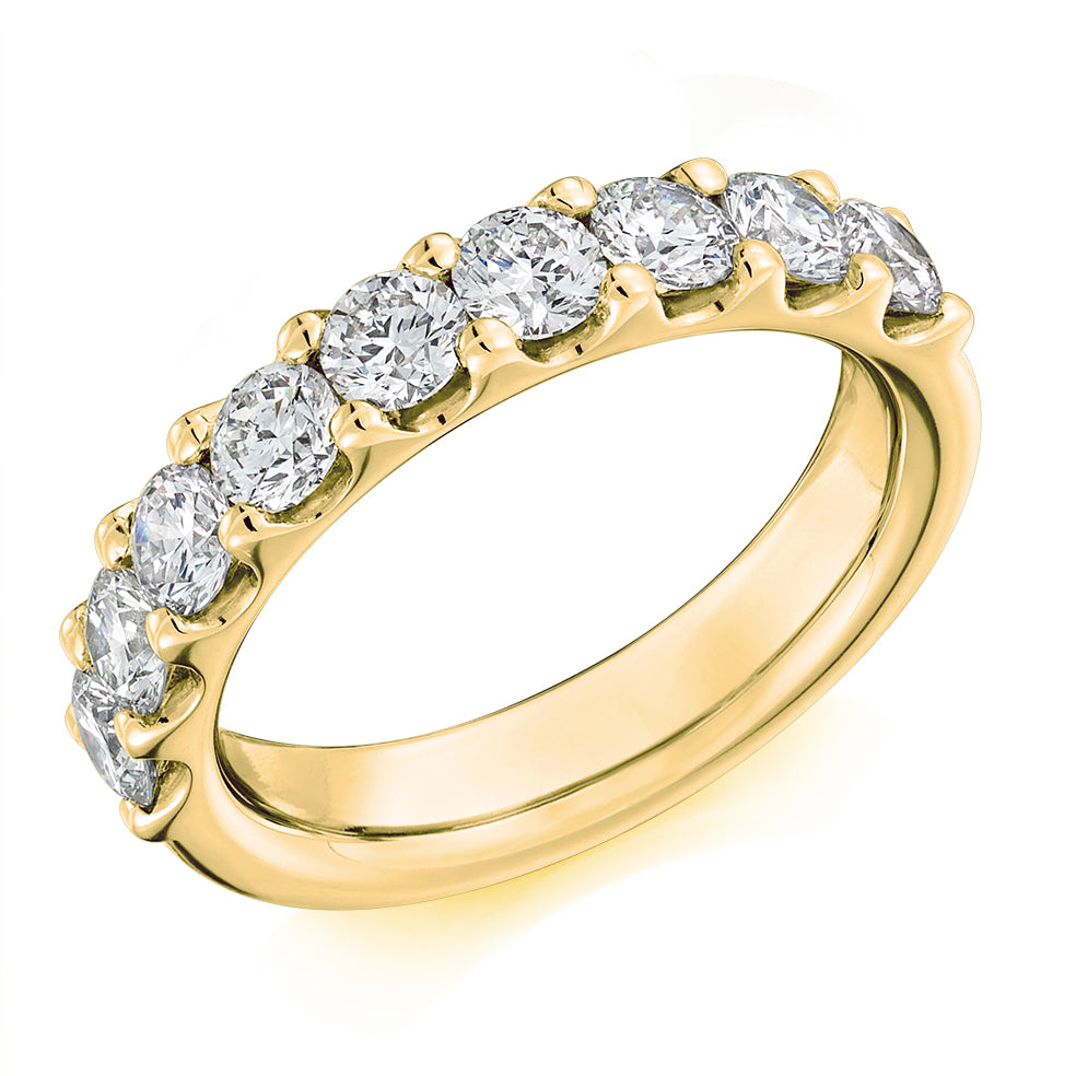 Zoe - 1.50ct Diamond Wedding Ring - Micro-Claw Set Eternity