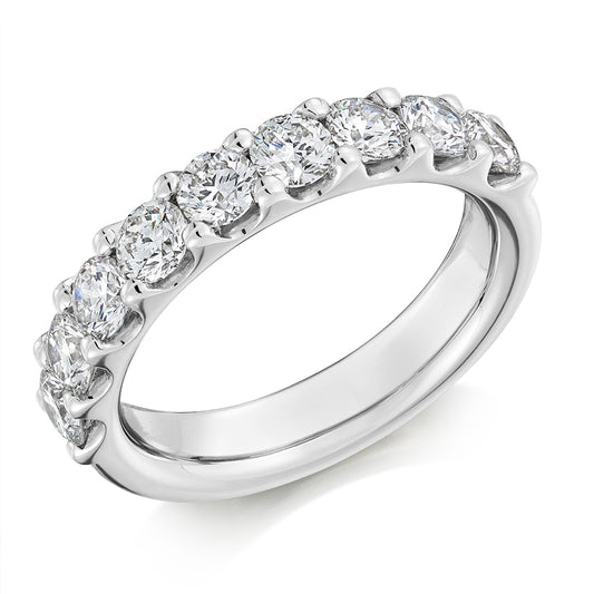 Zoe - 1.50ct Diamond Wedding Ring - Micro-Claw Set Eternity