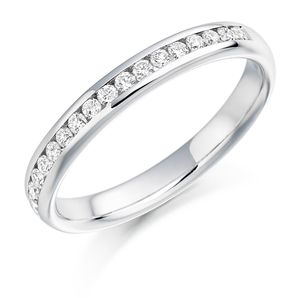Zara - 0.20ct Diamond Wedding Ring - Channel Set Eternity