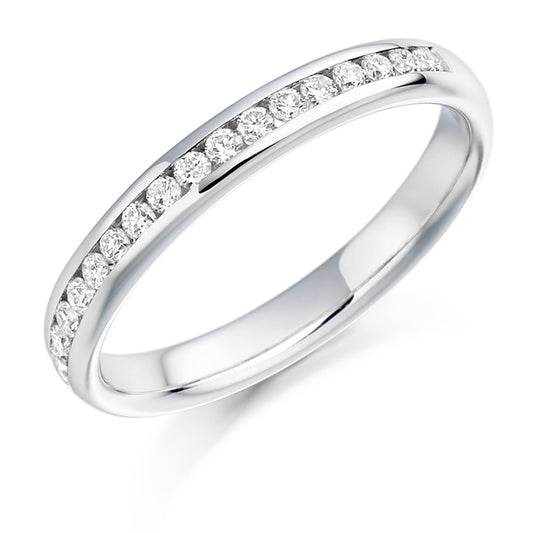 Zara - 0.20ct Diamond Wedding Ring - Channel Set Eternity
