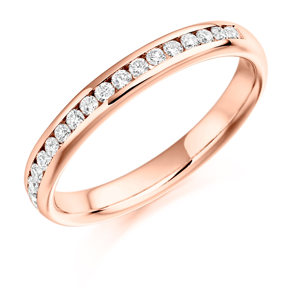 Zara - 0.20ct Diamond Wedding Ring - Channel Set Eternity