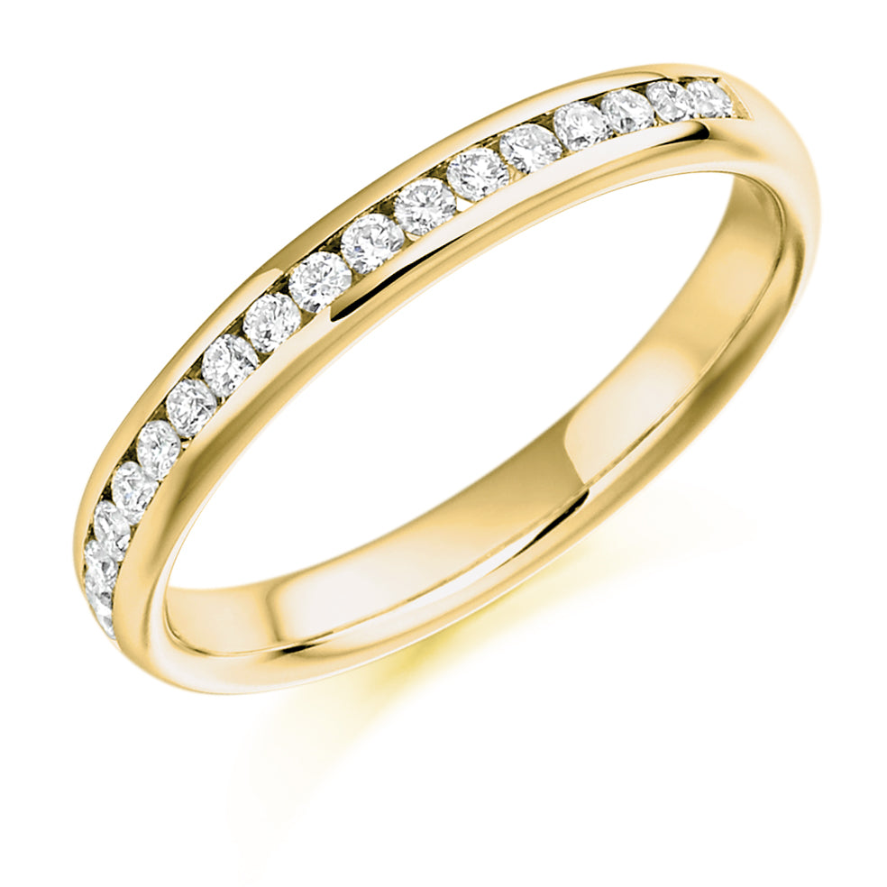Zara - 0.20ct Diamond Wedding Ring - Channel Set Eternity