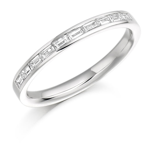 Serenity - 0.30ct Diamond Wedding Ring - Channel Set Eternity