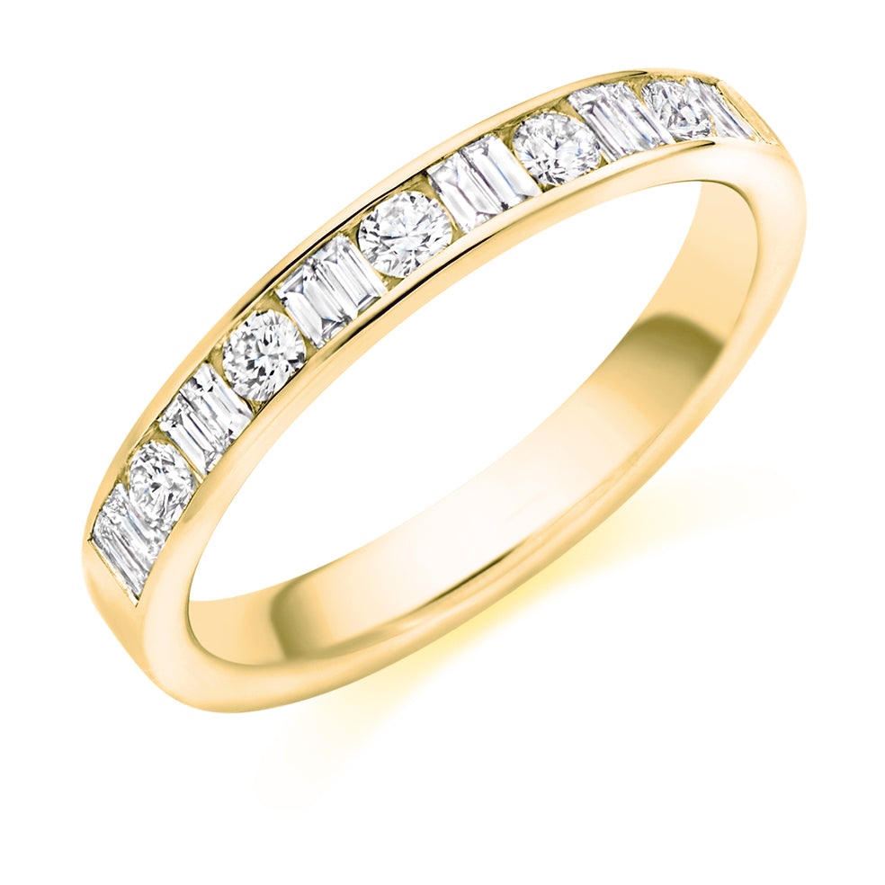 Pascala - 0.50ct Diamond Wedding Ring - Channel Set Eternity