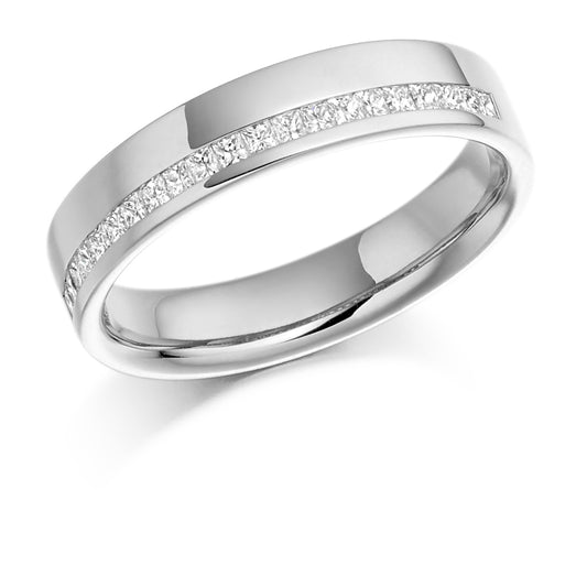 Juliet - 0.25ct Diamond Wedding Ring - Channel Set Design