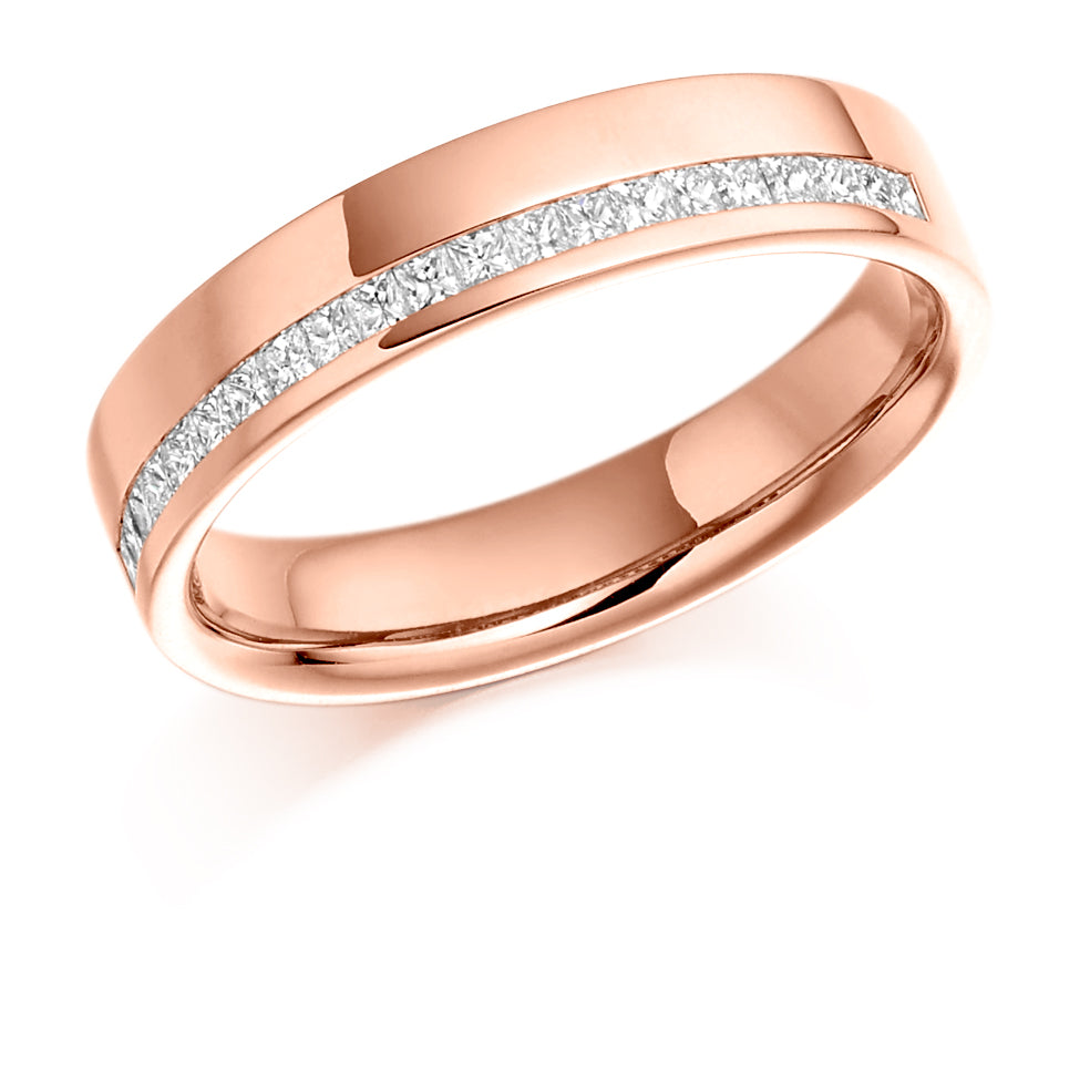 Juliet - 0.25ct Diamond Wedding Ring - Channel Set Design