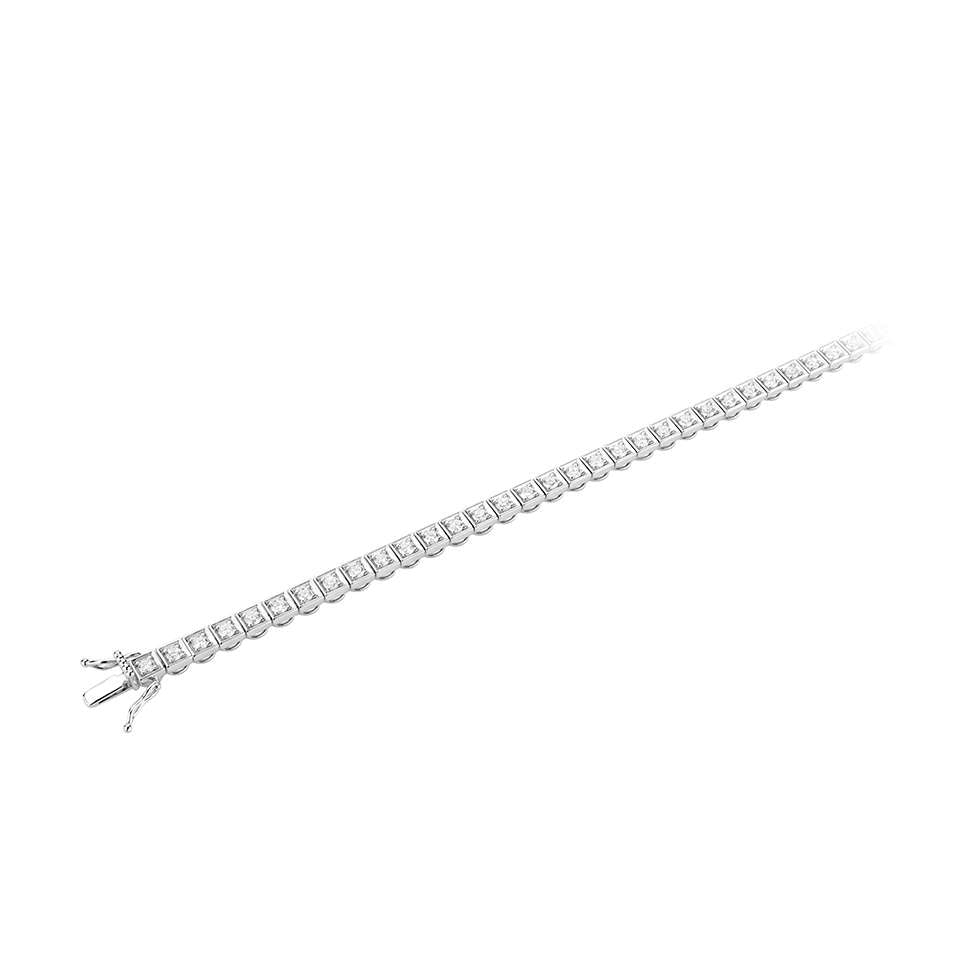 2.00ct Square Setting Tennis Bracelet £4236.00