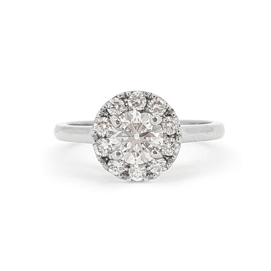 0.68ct Classic Round Halo Diamond Engagement £3850.00