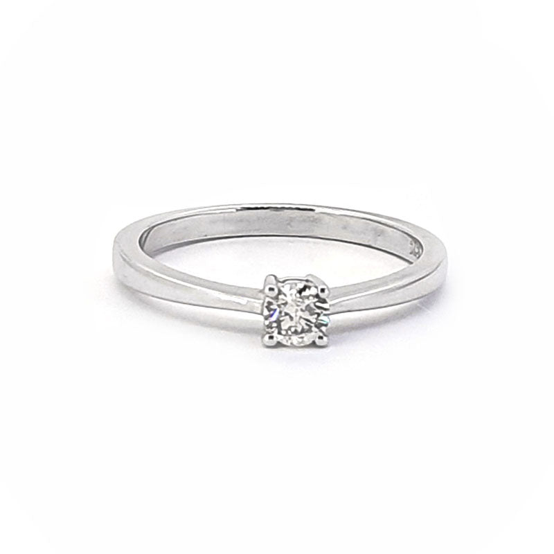 9ct White Gold 0.20ct Diamond Soiltaire £945.00