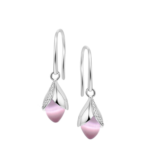 Magnolia Hook Earrings Pink £150.00