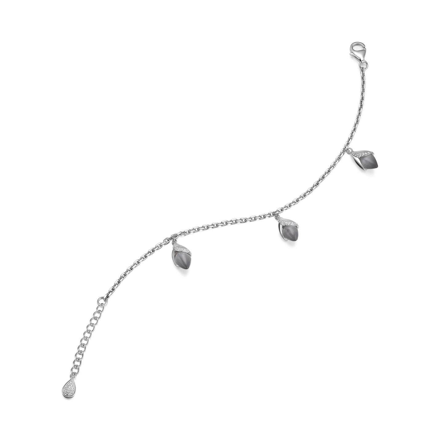 Magnolia Bracelet Grey £180.00