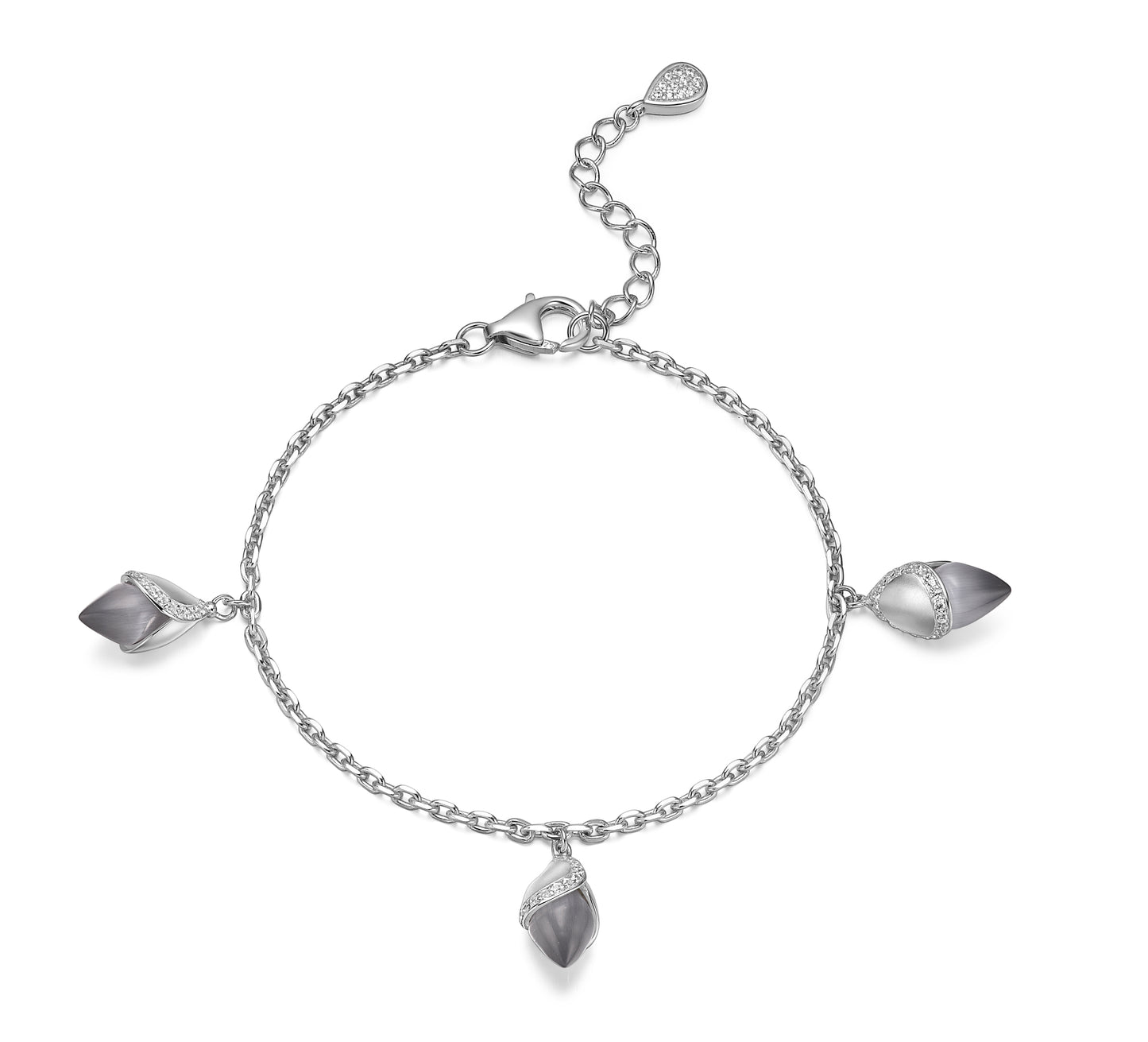 Magnolia Bracelet Grey £180.00