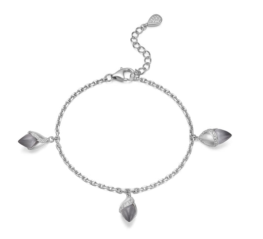 Magnolia Bracelet Grey £180.00