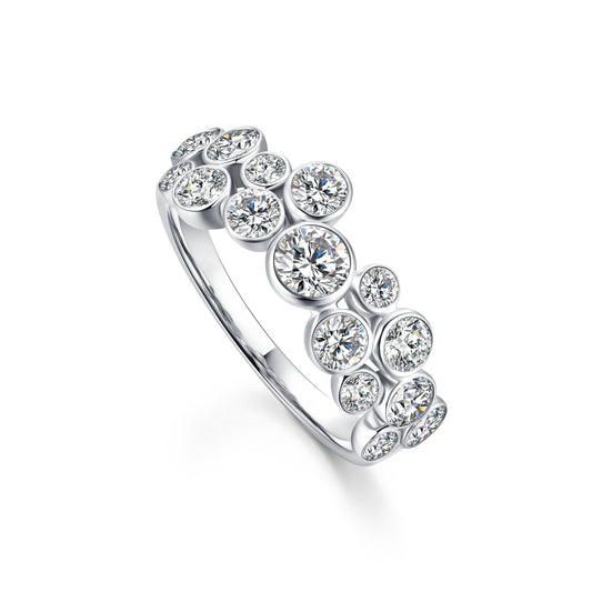 0.91ct Platinum Diamond Raindance Style Ring £3025.00