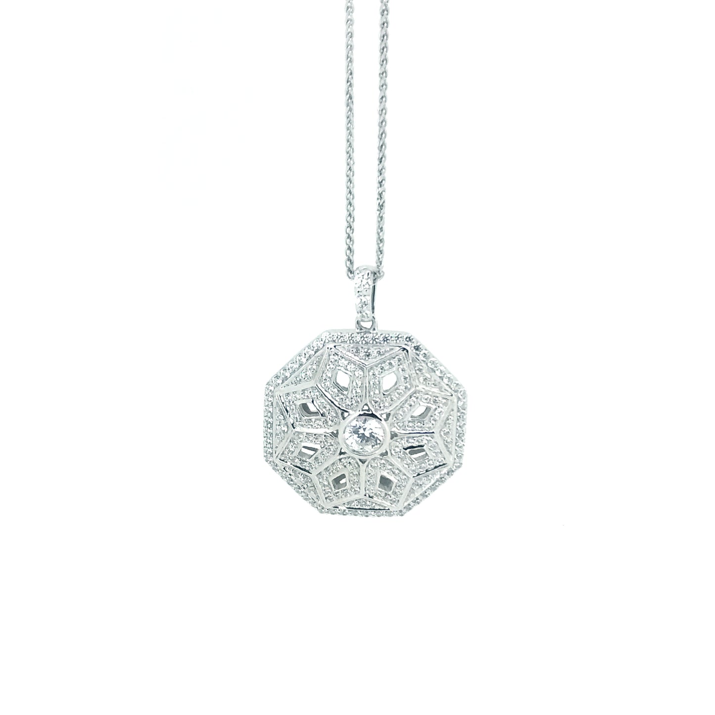 Art Deco Style Octagonal Necklace £325.00