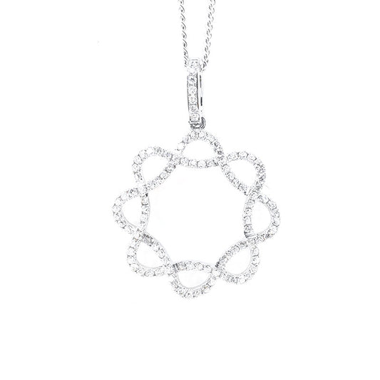 18ct Diamond Emblem Necklace £1830.00