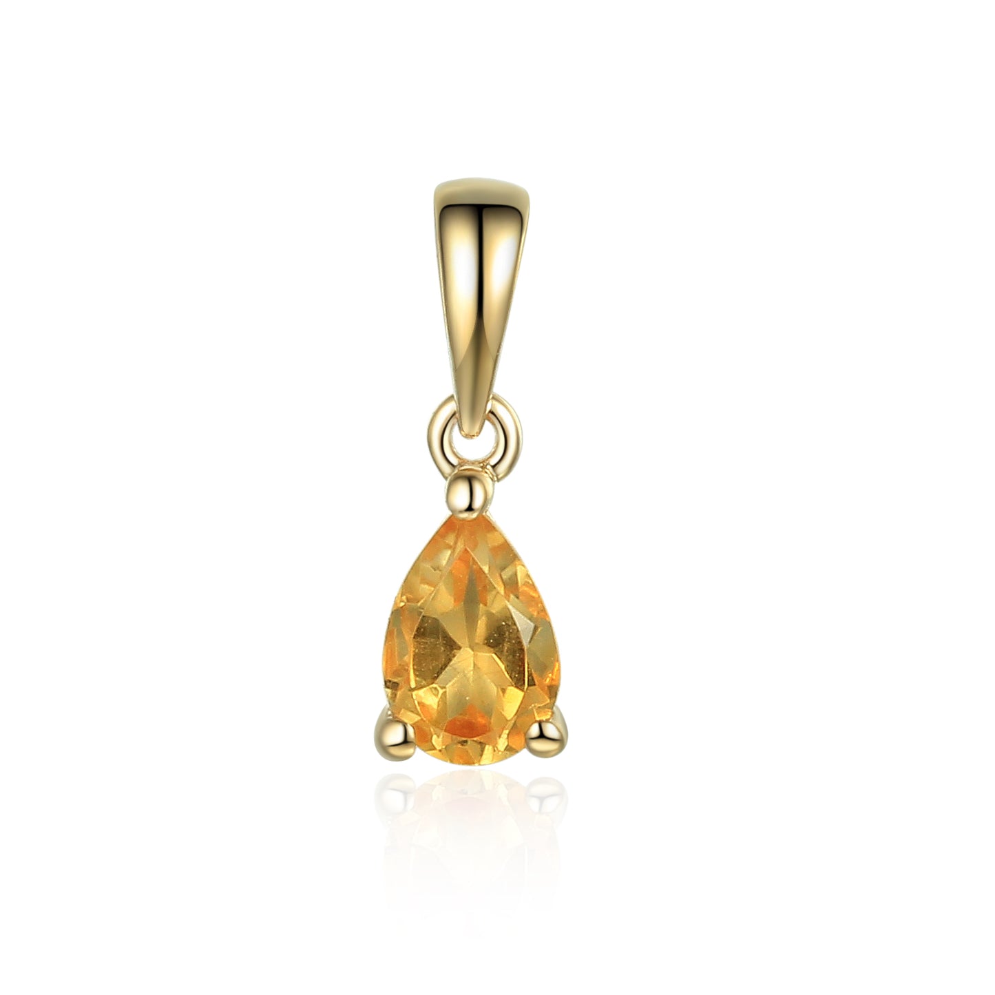 Citrine Gemstone Pear Shape Pendant £120.00