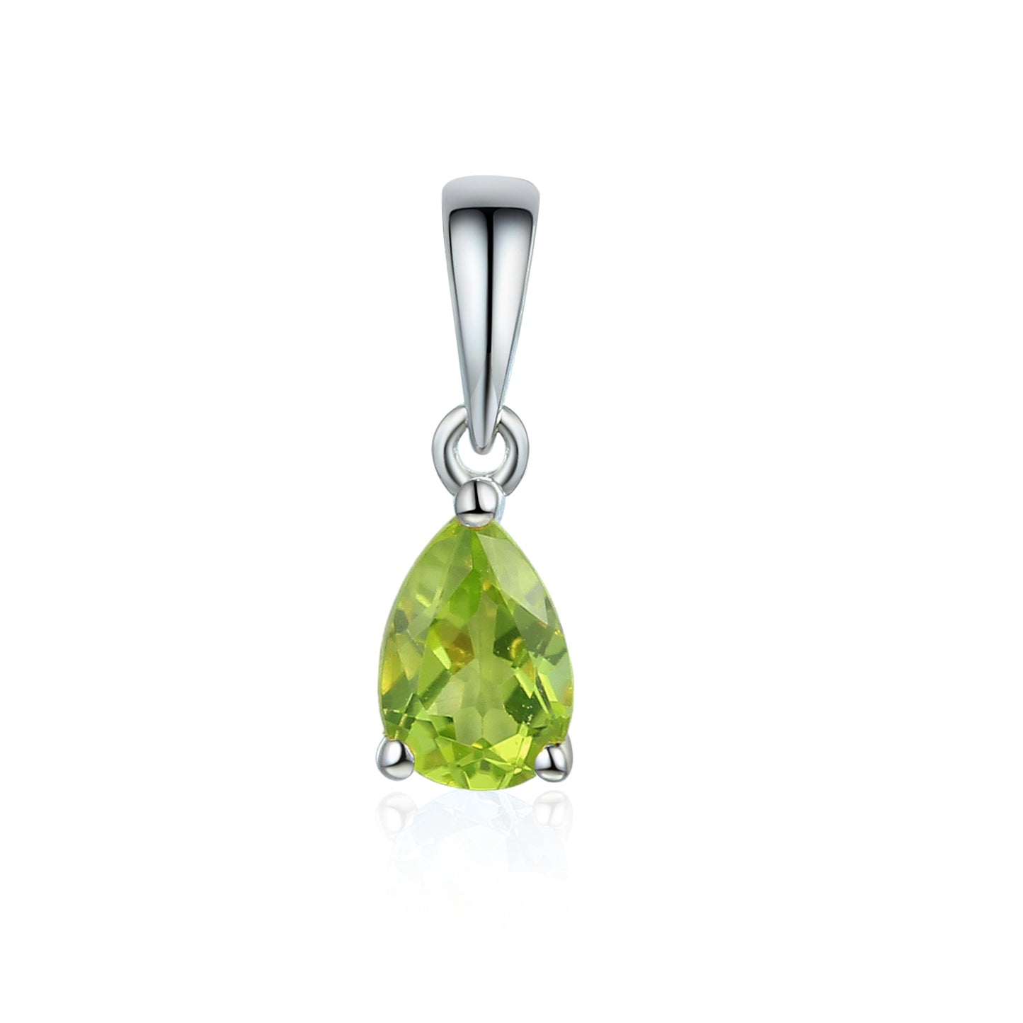 Peridot Gemstone Pear Shape Pendant £130.00