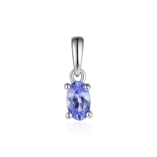 Tanzanite Gemstone Oval Shape Pendant £165.00