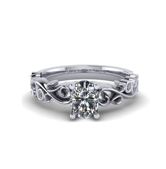 0.50ct Oval Diamond Sophia Ring £3250.00
