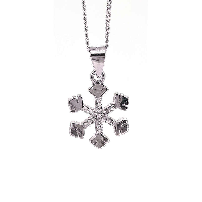 Silver Snowflake Necklace £25.00