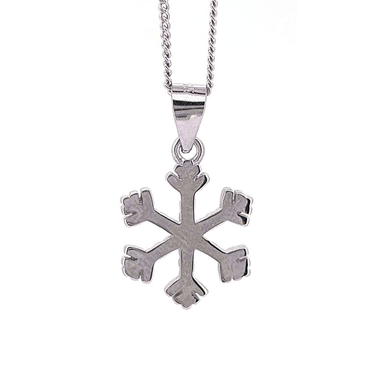 Silver Snowflake Necklace £25.00
