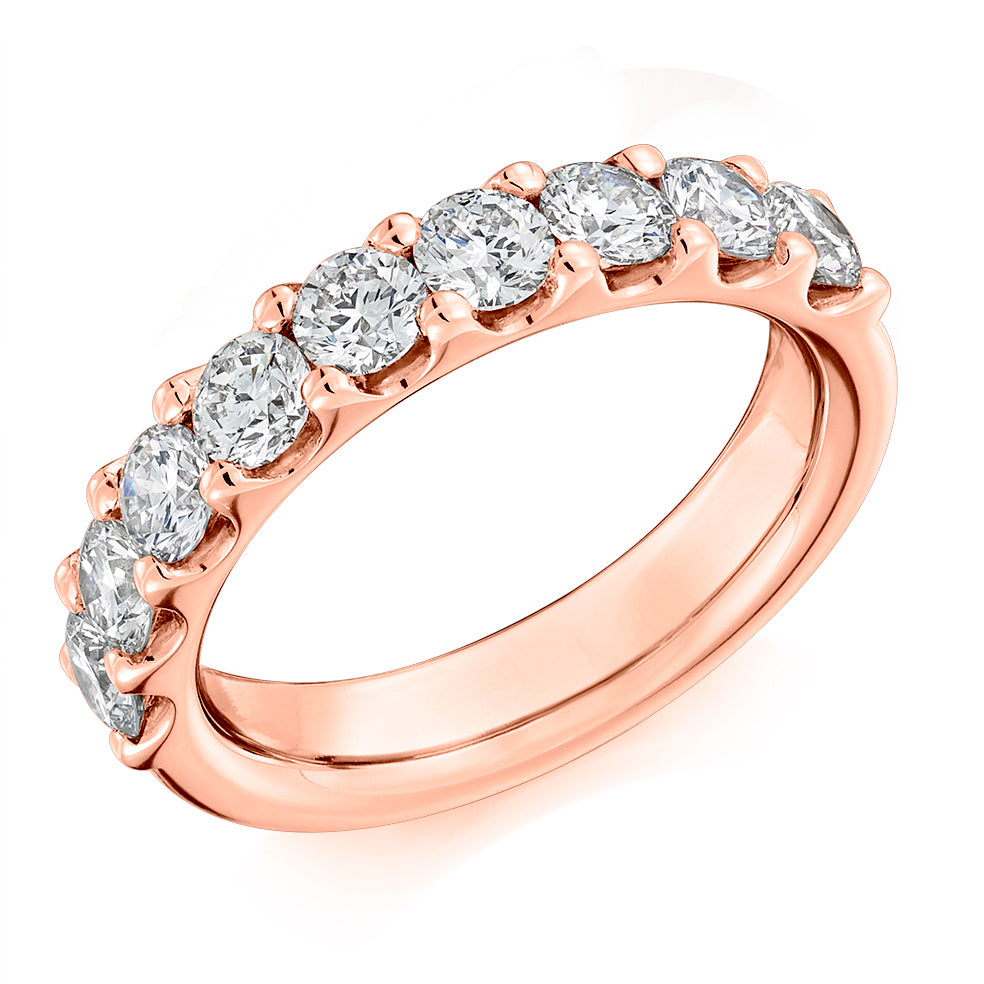 Zoe - 1.50ct Diamond Wedding Ring - Micro-Claw Set Eternity