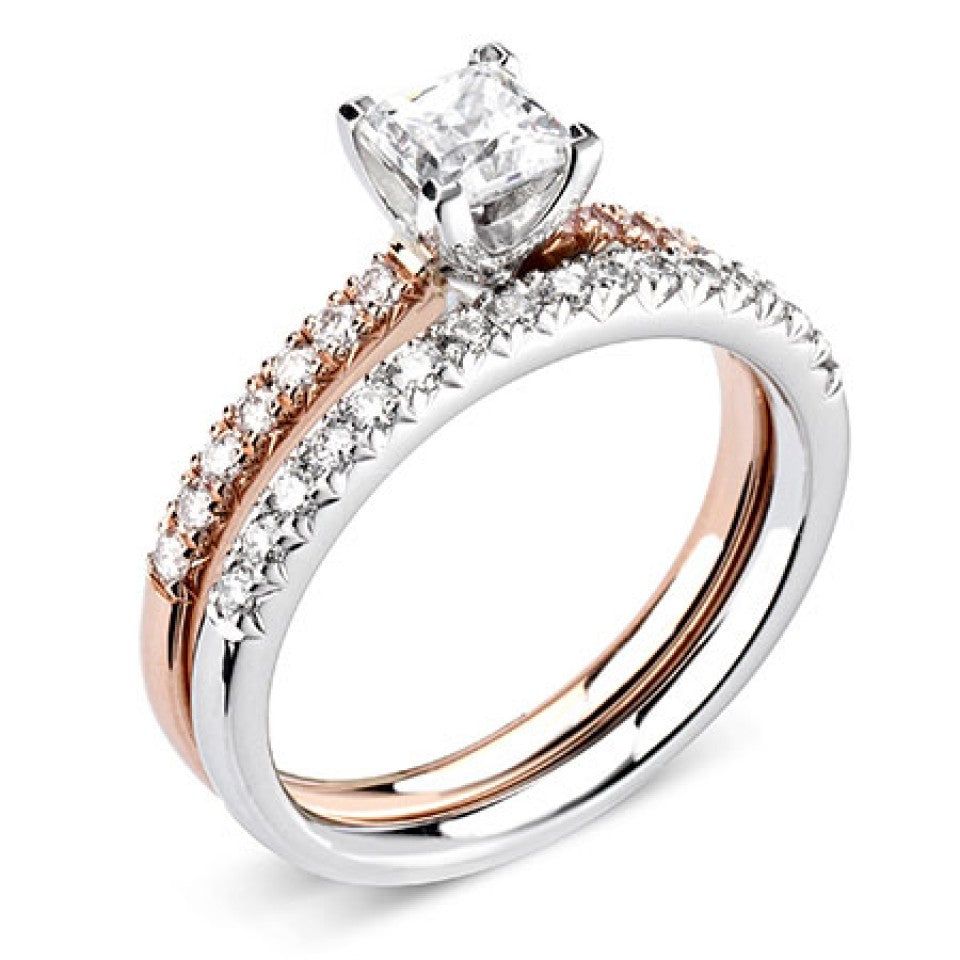 Princess Four Claw Solitaire Red