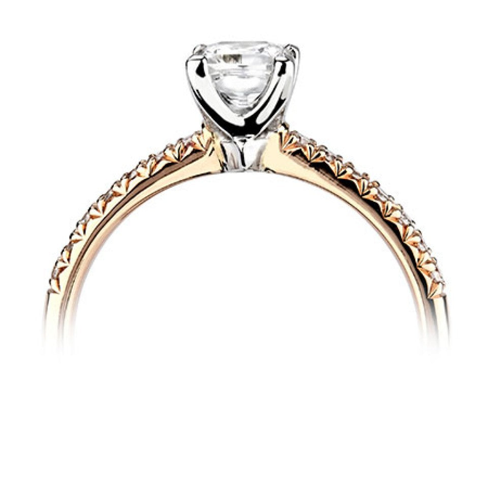 Princess Four Claw Solitaire Red