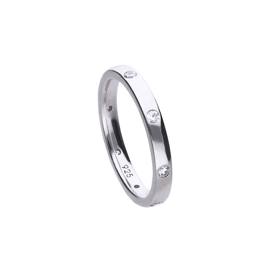 Silver Cubic Zirconia Ring £49.00