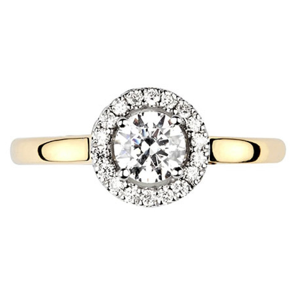 Round Halo Style Cluster