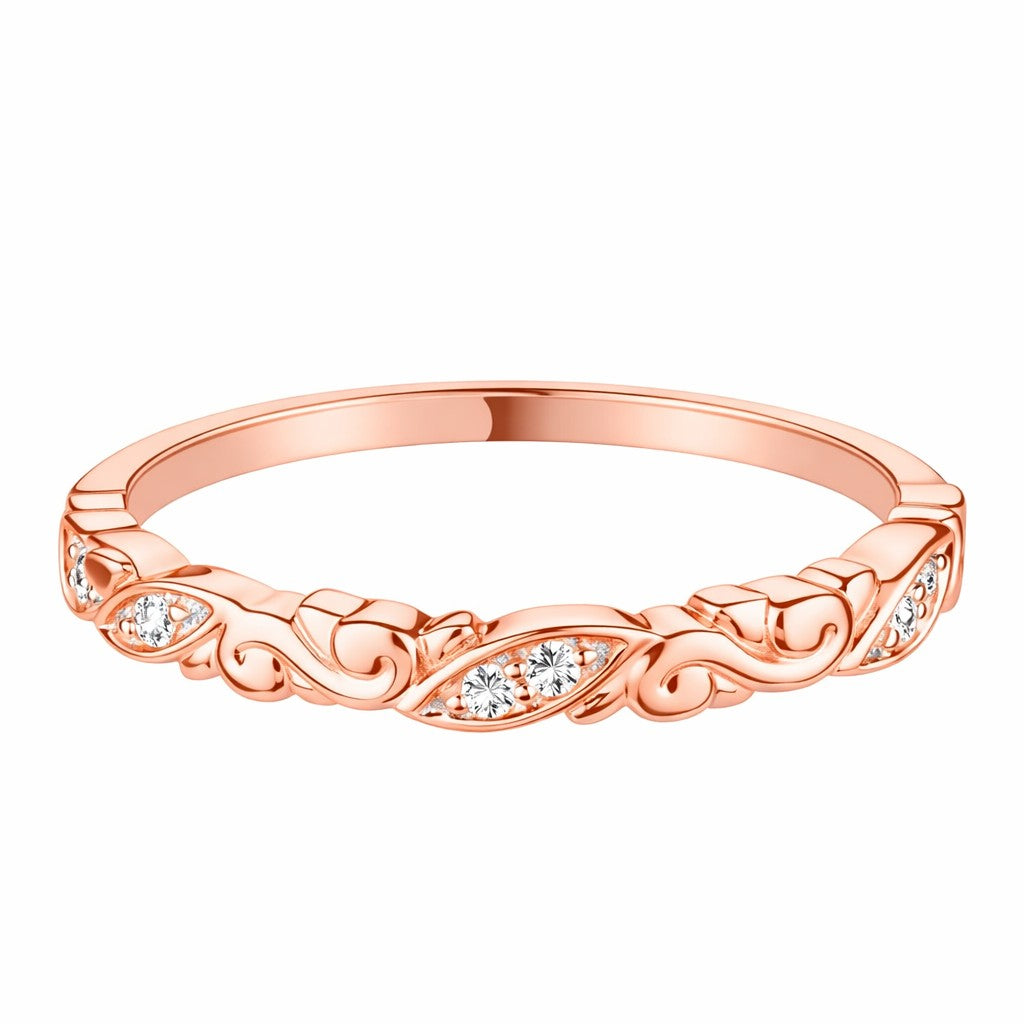 Mary - 0.05ct Diamond Wedding Ring - Decorative Eternity