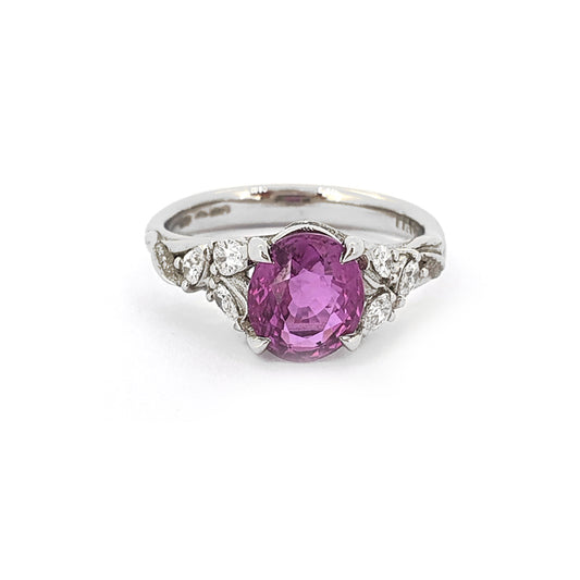 1.74ct Oval Pink Sapphire £3850.00